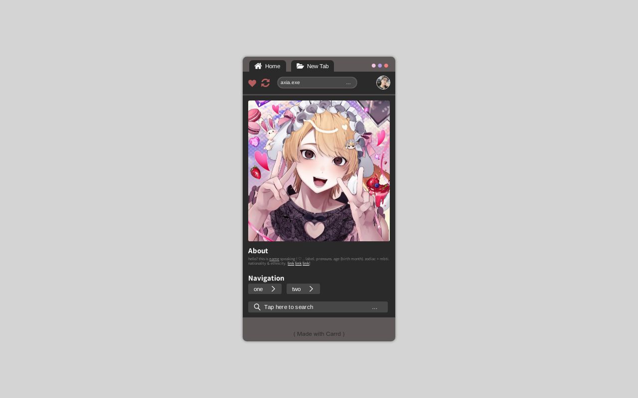 Carrd profile picture for @elicit